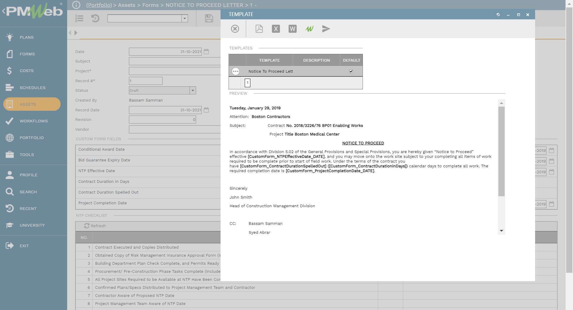 Managing the Notice to Proceed Letter in Construction Projects